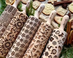 set AlgisCrafts Rolling Pins